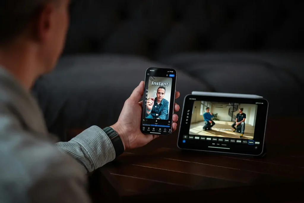 Anuncio en formato vertical reproduciéndose en un smartphone