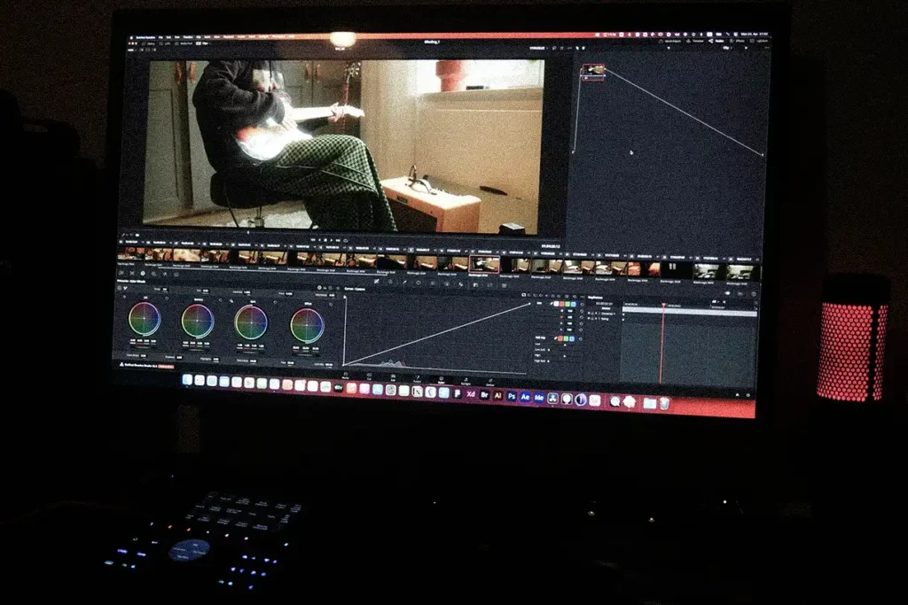 Corrección de color en vídeo profesional
